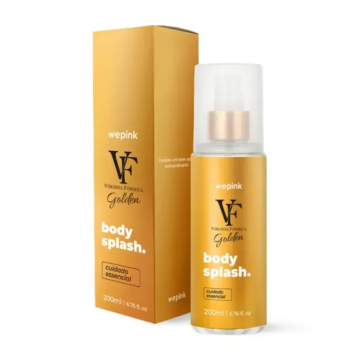 Body Splash VF Golden Desodorante Colónia 200ml - Wepink